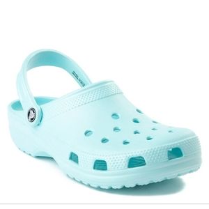 icy blue crocs